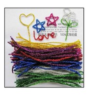 Kindergarten decorative materials and supplies * Decorative velvet hair root * twisted rod * hair stick * Magic wand * pearl colored velvet strip