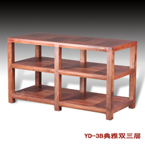 Sound element YD-3B Elegant double three-layer solid wood rack Audio rack Audio rack Audio equipment rack machine
