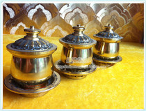 Special price Buddhist hall supplies pure copper offering cup Buddha cup set bare body small bright cup