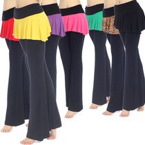 Spring and summer square dance costumes under the middle-aged dance trousers adult dance fitness pants children Latin dance culottes