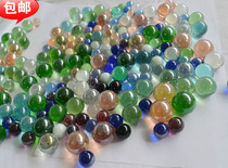 Colored glass beads Marbles mixed gift bag 16 22 25mm Glass ball vase Fish tank decorative ball