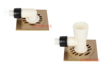 Floor drain tee joint washing machine dedicated floor drain tee washing machine downpipe double drain single dual-purpose joint