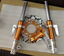 Taiwan RRGS Lightning 150 modified with 33 heart front fork kit group 