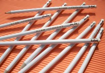 White log pencil with eraser pencil Custom-made advertising pen for event promotion Student pencil