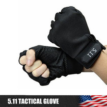 Outdoor black summer sun protection thin non-slip riding driving fitness fishing tactical half finger gloves special price