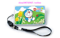 Transparent hard plastic card sleeve ID card sleeve Work card sleeve Bus card sleeve with rope