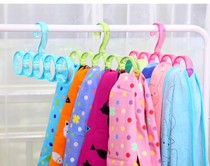 Nordic fashion simple scarf hanger magic hanger multifunctional storage rack circle circle colorful silk scarf neckline