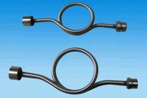 Stainless steel pressure buffer tube pressure gauge bending Y-100 M20 * 1 5 stainless steel buffer tube 4 points outer wire