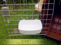 Small dog cat cage special hanging bowl cat bowl dog bowl pet food bowl air box special bowl