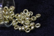 620 pure bronze Tibetan Buddhist pearl accessories Macroporous Track Small Sepal Beads Can Be Remembered for holes 0 0 25cm 25cm diameter 55cm