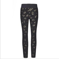 Special Cabinet Manneven 13 Autumn Winter Mid-Waist Thick Color Ram Lady Warm Pants 20110035