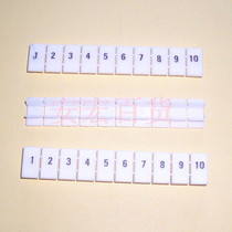 ZB6 label printing UK terminal block label label strip 1-10 label UK2 5B 5N label