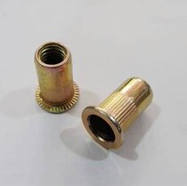 Flat head column pattern color zinc extended riveting nut riveting 100 pieces complete specifications large quantity from excellent