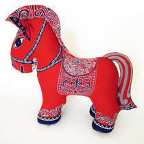 Horse Zodiac ornaments cotton handmade fabric doll doll pillow cloth horse puppet