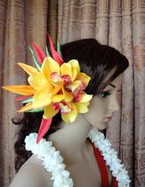 Hawaiian Grass Skirt Dance Performance Clothing Accessories Head Flower Props Head Accessories Beach Ornaments Hair Accessories