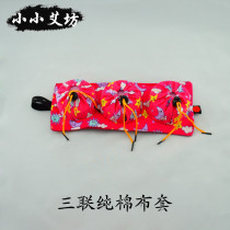 The new adjustable temperature triple moxibustion pure cotton cloth set Ai hot pot 3 consecutive cans shoulders abdomen and waist suitable for safer