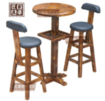 High chair solid wood bar chair bar chair bar stool bar table and chair bar stool bar stool bar chair