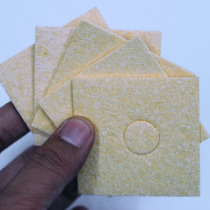 Thick heat-resistant sponge high temperature resistant sponge compressed sponge soldering iron head clean wipe