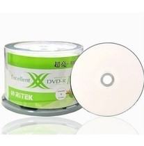 Disc Ritek Taiwan Rhenium De X series DVD-R 16X ultra-bright printable burning disc blank disc