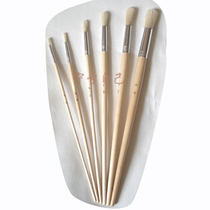 Round head bristle Oil Brush brush acrylic elasticity is good 6 sets each set of Taobao special price remote