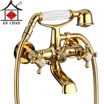 Bathtub tap full copper hot and cold tap Classic suit shower head 6602 new product Annest