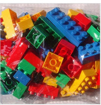 Factory direct kindergarten plastic package table surface educational toys large particles Lego building block intelligence brain