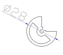 Aluminium alloy profile diameter 28MM round connecting piece profiles