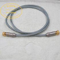 Imported UItralink F-head 6N OFC double shield oxygen-free copper audio line 1 meter long