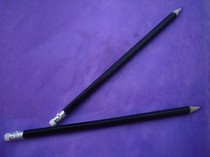 Customized student special pencil hexagonal black with eraser basswood pencil hotel room pencils customized