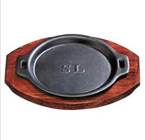 Double-eared iron plate special iron Iron King plate iron plate non-stick baking Plate steak iron plate