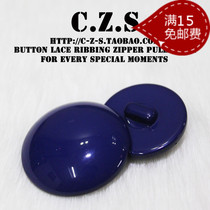 Womens windbreaker coat coat wool coat button blue resin button monopoly 30 25 23 18