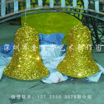 Christmas Ornaments Bells Hangers Christmas Accessories Christmas Deer Christmas Snowflake Iron Art