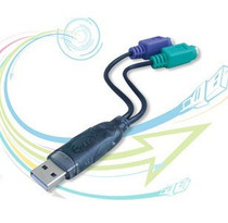 (Tete) USB to PS 2 wire Enhanced Keyboard mouse scan gun conversion line DT-5012
