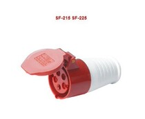 Upper Fung Industrial Plug Socket Aviation Waterproof Mother Plug Connector Three Phase 32A 32A 380V SF225 5 Core Holes
