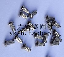 Stainless steel plate rivet nameplate rivet Trademark rivet plate Stainless steel rivet Φ2 200 pieces