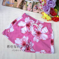 Clearance goods dyeing womens beach pants hot pants swimming trunks hot pants hot spring shorts M code L code 7014