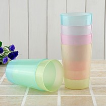 350ML thick drop resistant transparent frosted simple plastic cup cheap cup beer cup drinking cup