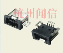 Connector high quality Mini USB socket (mini-USB) USB socket 4p patch physical store