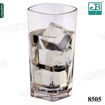 Garbo plastic cup anti-drop PC water Cup transparent Tea Cup square juice cup self-service drink cup