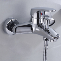 Kinkeo Easy shower head suit triple shower head full copper shower head suit bathtub tap