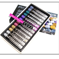 South Korean ally MUNGYO Coarse Metal Color Oil Painting Stick 12 Color MOP-12M Soft Crayon