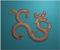 Baishou map ground screen round frame computer carved map embossed map engraved map grayscale map design material source file