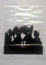 IT four heads plastic packing bag eco-friendly bag clothing bag size number IT hand bag 50 up for sale