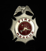 American Metal Badge Metal Badge American Fireman Badge Pure Copper Badge
