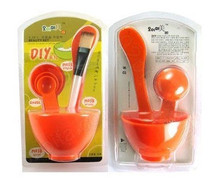 South Korean 4IN1 Four-in-one beauty suit (mask bowl and rod brush measuring spoon) film-mixing powder-tuning mask tool
