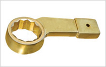 Explosion-proof bent shank knockout Plum wrench Copper Bent Handle Knockout Hexagon Wrench 22-85mm specs complete