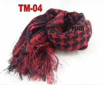 Deyi camp outdoor Arab big square scarf magic scarf outdoor men and women anti sand headscarf mask tactical square scarf