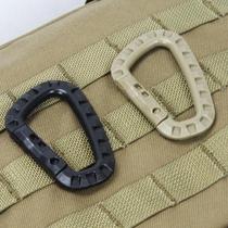 (Tactical Knight)Ghillie Tex Lightweight medium-sized tactical hanging buckle Fast hanging big D buckle(shoot to send)