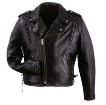 Xelement Mens Leather Fur Coats Rider Leather Jacket Warm Living B7210 US Direct Mail
