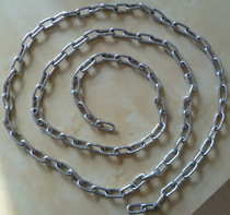 Stainless steel chain rice iron chain guardrail chain isolation iron ring chain safety protection chain anti-theft chain